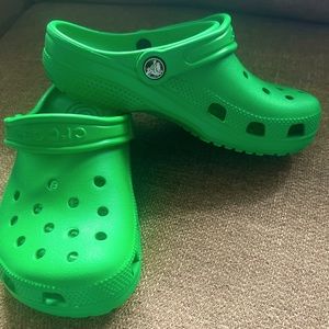 Green Crocs